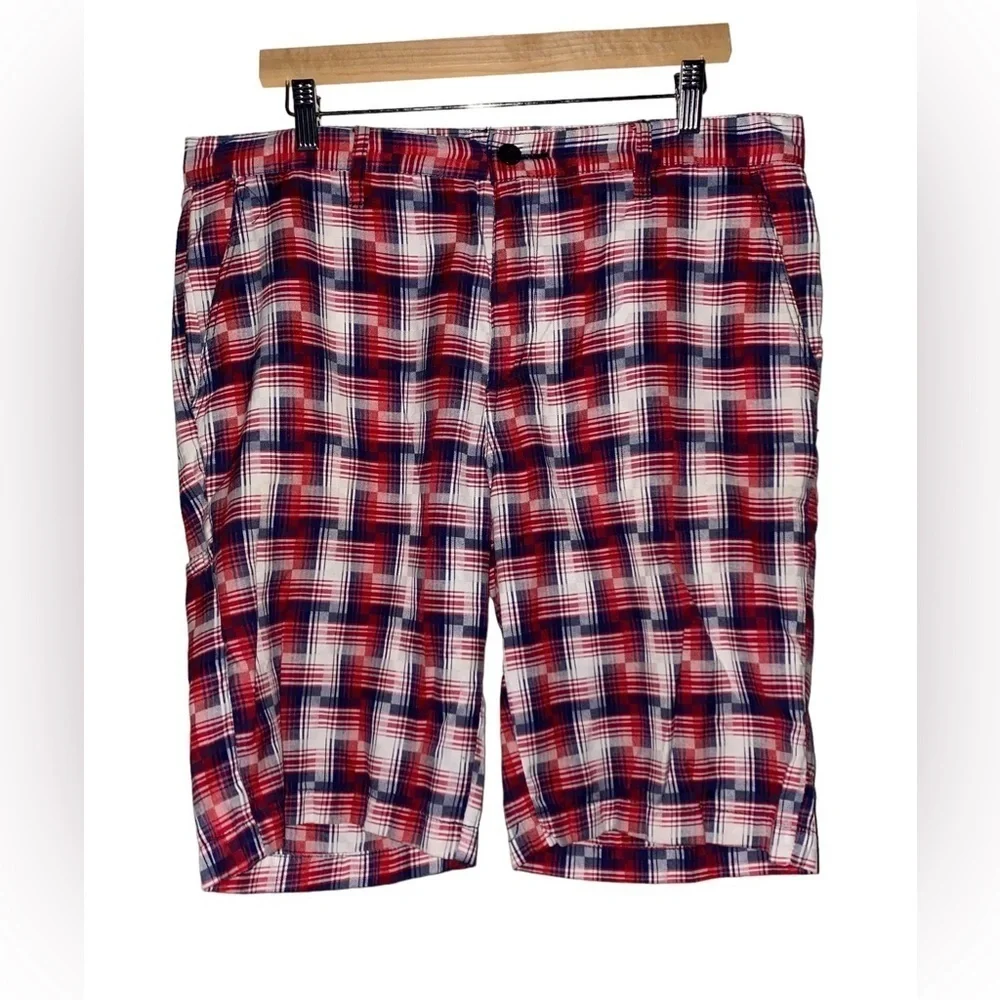 Vintage Verago Men Madra Flat Front‎ Short W36 Colorful Whimsical Bermuda
